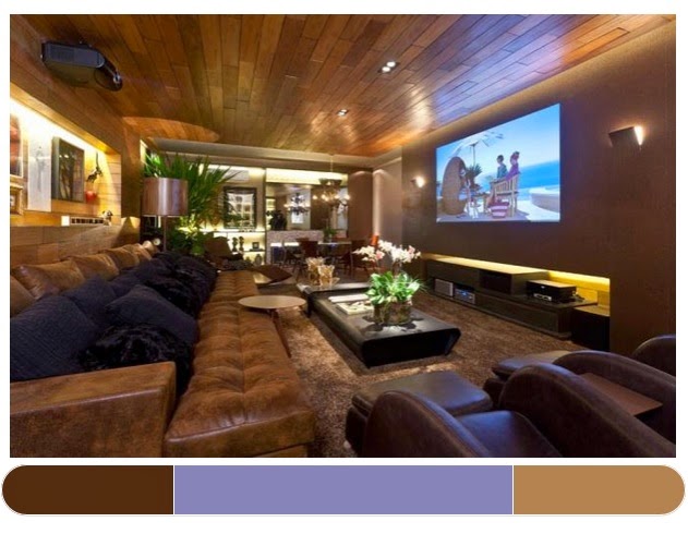 decoração de salas, home theater para grandes áreas decoração de salas