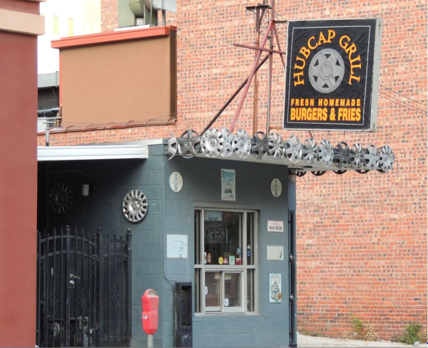 Houston in Pics Downtown Hubcap Grill Burger Joint on Prairie Street