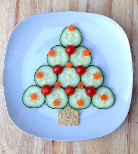 What's for lunch at our house Christmas Tree Veggie