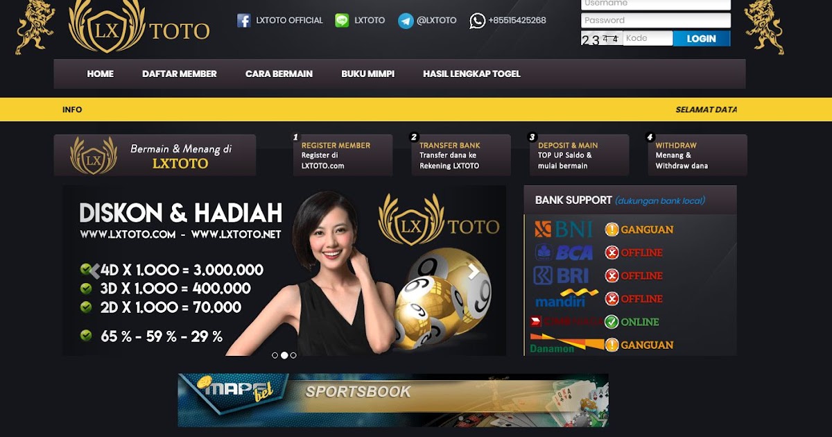 LINK ALTERNATIF LXTOTO BANDAR TOGEL ONLINE TERPERCAYA