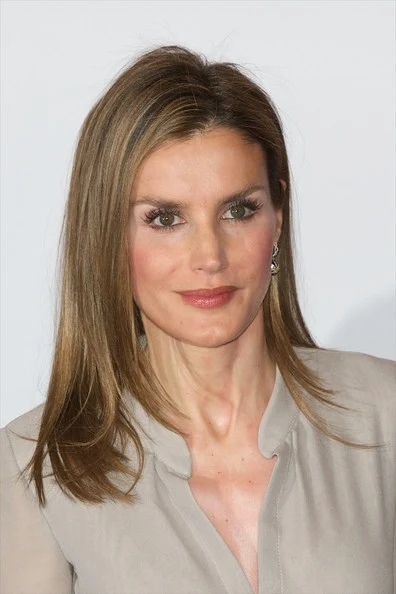 Princess Letizia  attended  the Fashion National Awards