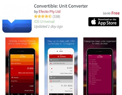 برنامج لتحويل الوحدات القياسية " استخدامة بسيط ومفيد بنفس الوقت Convertible: Unit Converter 