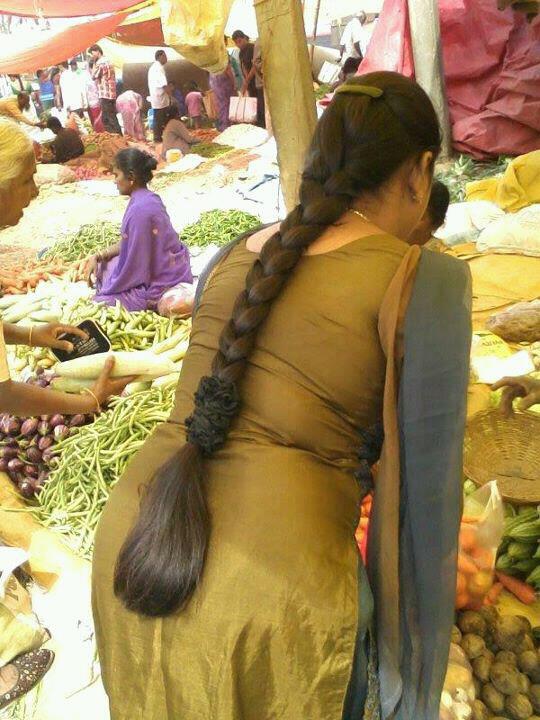Indian Long Hair Girls Beautiful Girls From South India -9674