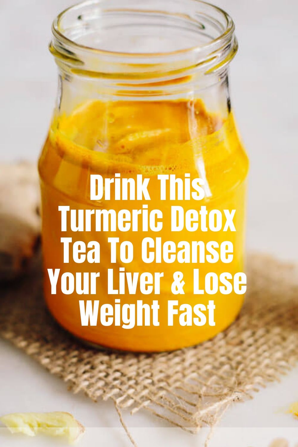 Powerful Turmeric Detox Tea To Cleanse The Liver & Lose Weight