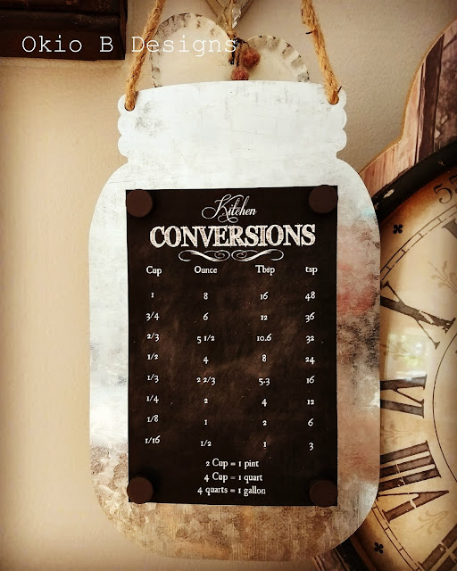 dollar tree metal mason jar cutout Okio B Designs