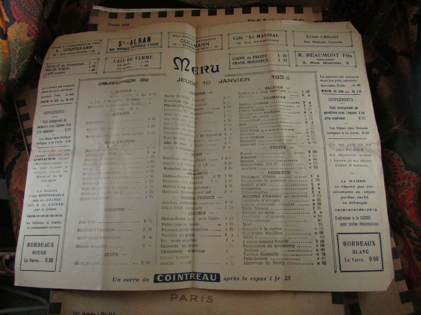 A HISTORY OF FRENCH COURSES Roasts