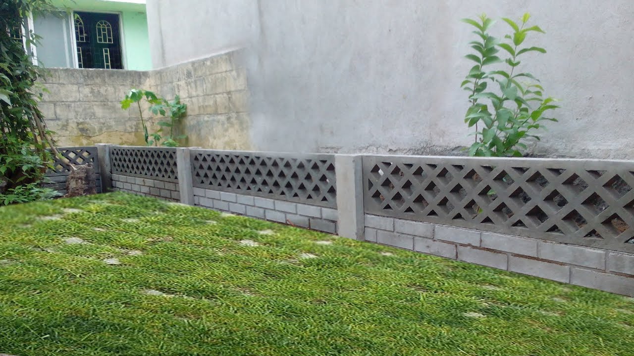 The Gardener How to Make a Concrete Garden Fence