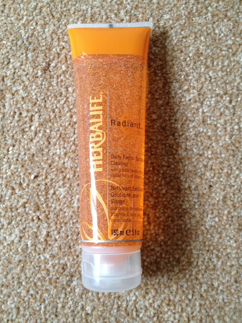 a picture of the herbalife radiant c daily facial scrub cleanser
