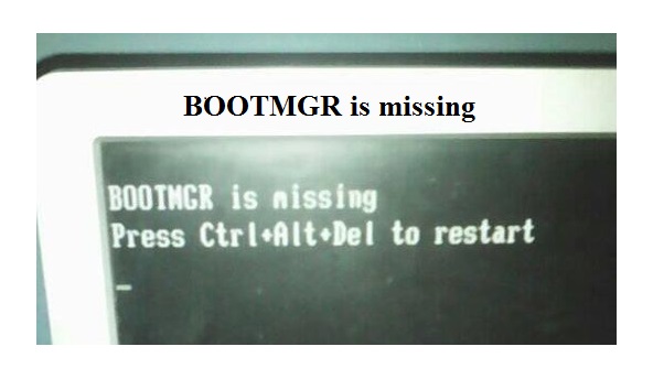 BOOTMGR is missing | solutions