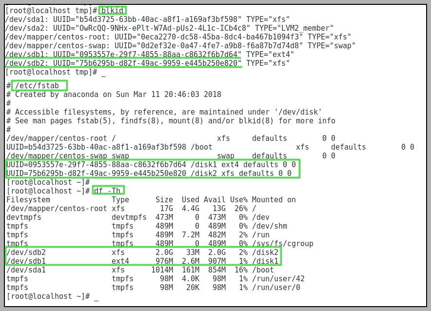 How to add disks in CentOS 7(with partition) Cybersecurity Guide