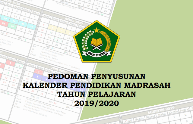 Kalender Pendidikan Tahun 20192020 Madrasah Wilayah Jateng