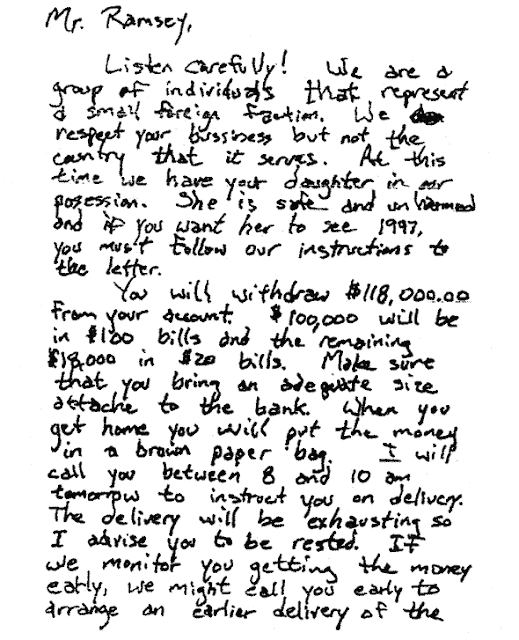 Solving the JonBenet Ramsey Case: Patsy's London Letter Revisited