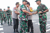 Kunjungi SULUT,Panglima TNI dan Kapolri disambut   Komandan Lantamal VIII  Manado