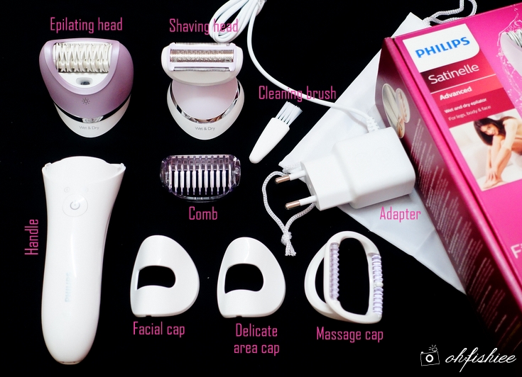 oh{FISH}iee Review Philips Satinelle Advanced Wet and Dry Epilator