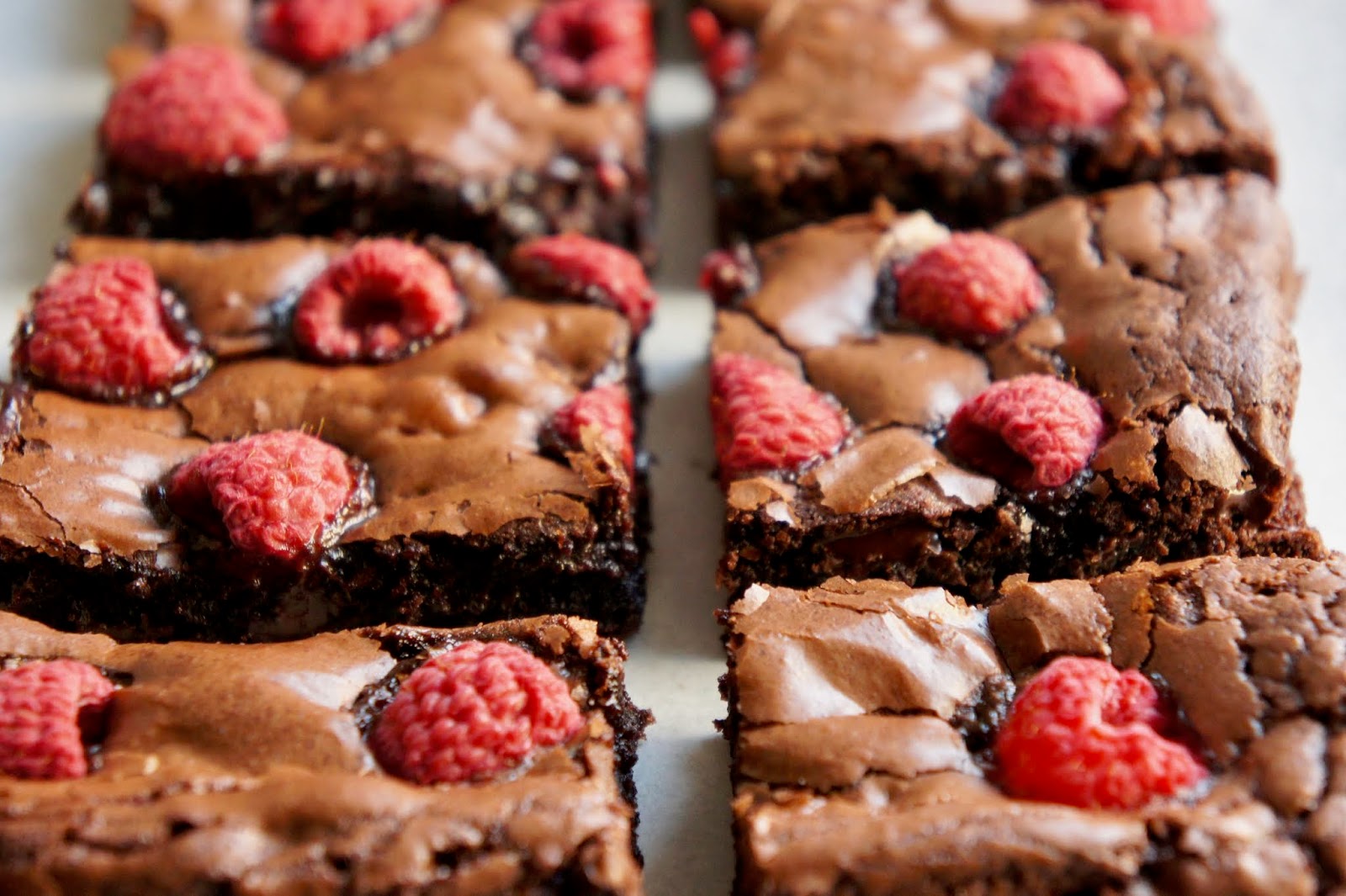 REZEPT: glutenfreie Himbeer-Brownies ♥ Ein glutenfreier Blog