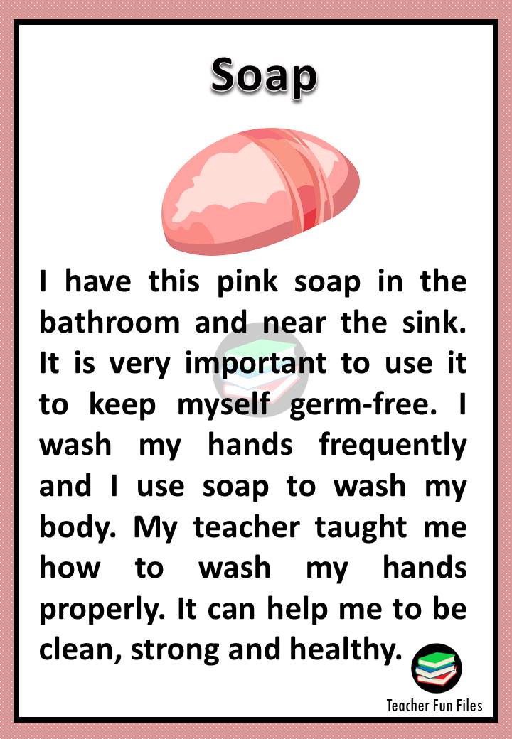 Teacher Fun Files Reading Passages about Hygiene