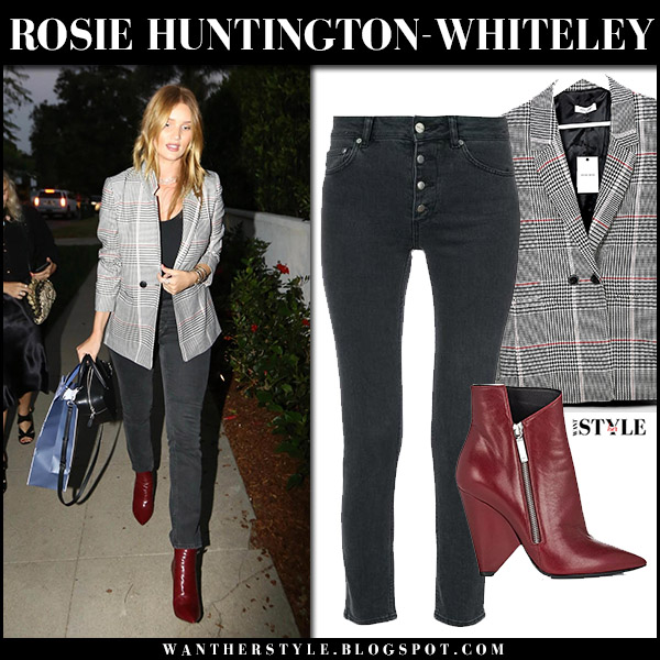 saint laurent niki ankle boots