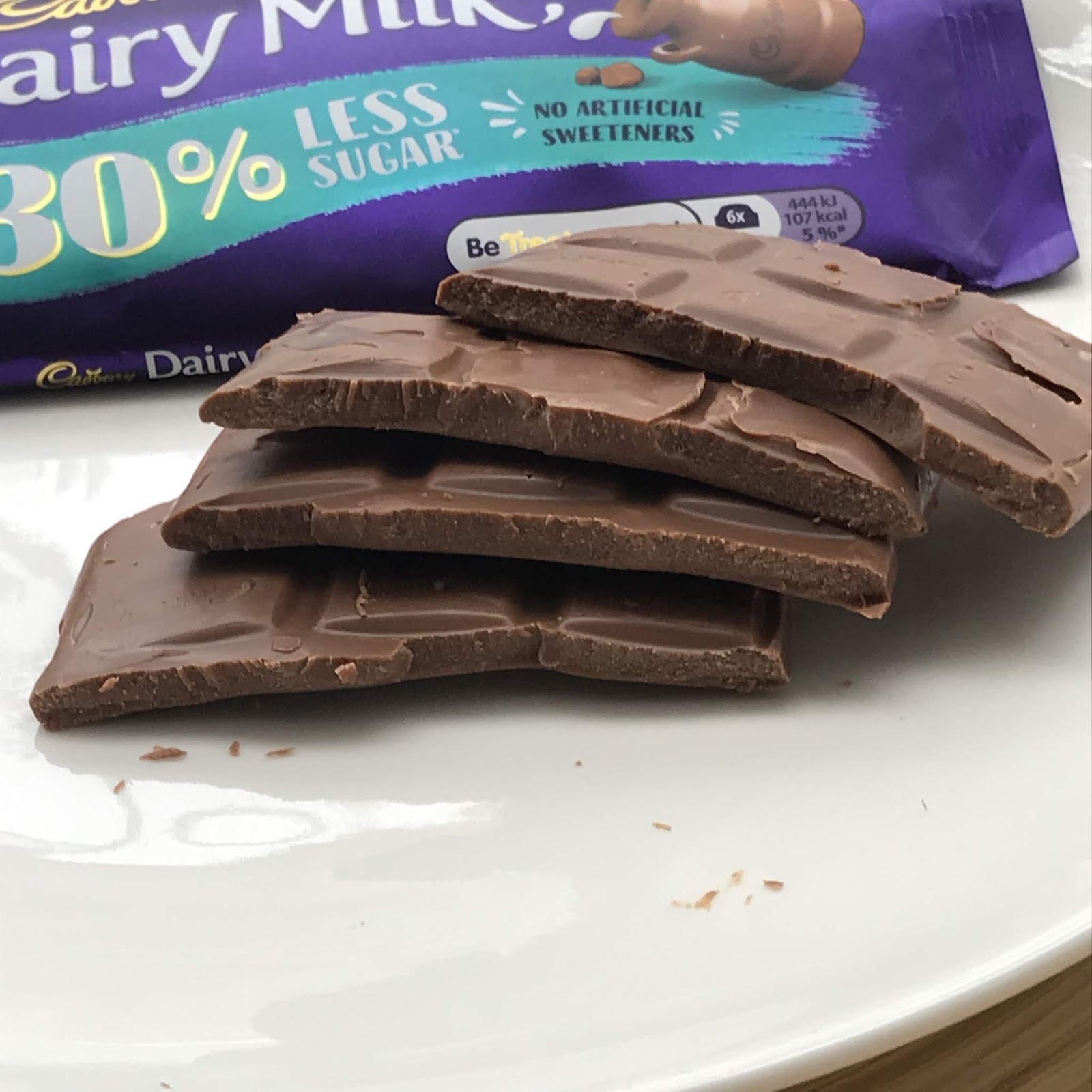 Cadbury Dairy Milk 30 Less Sugar Review