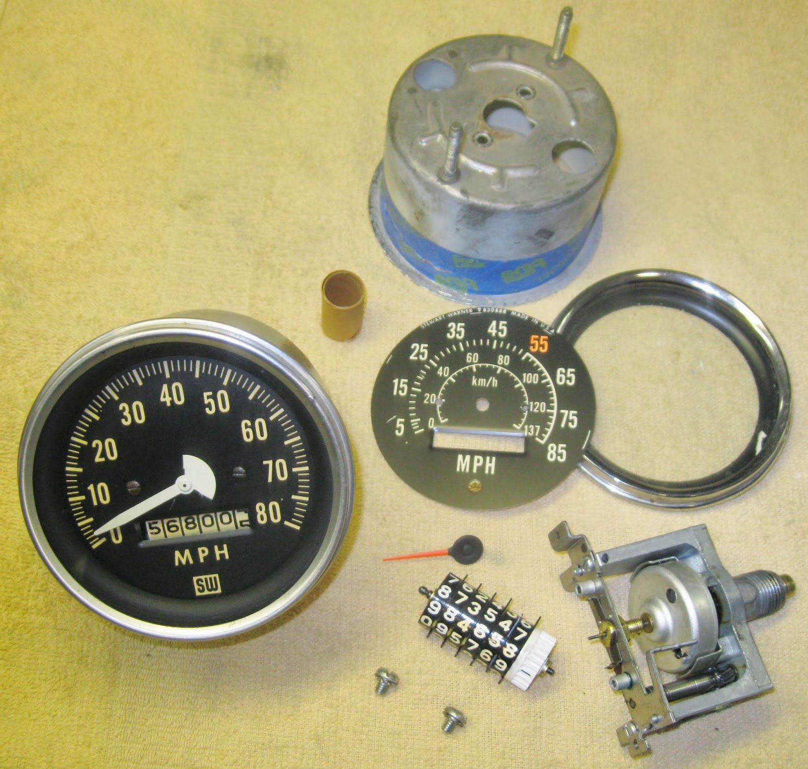SAAB JOURNAL STEWARTWARNER SPEEDOMETER RECONDITIONINGPETERBUILT