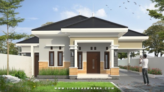 Lingkar Warna Desain Rumah Minimalis Tampak Mewah Dengan Dana 500 Jutaan