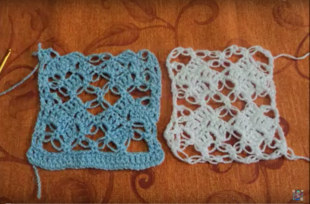 BORDAR TEJER CREAR Y COMPARTIR: PUNTADA FANTASIA A GANCHILLO ROMBOS