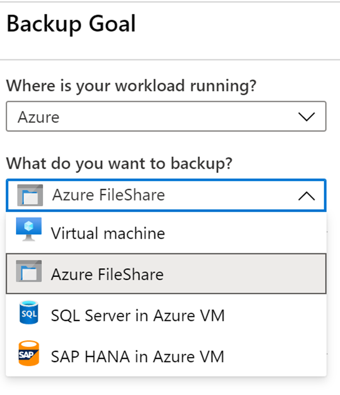 Azure Files share snapshot management by Azure Backup is now generally