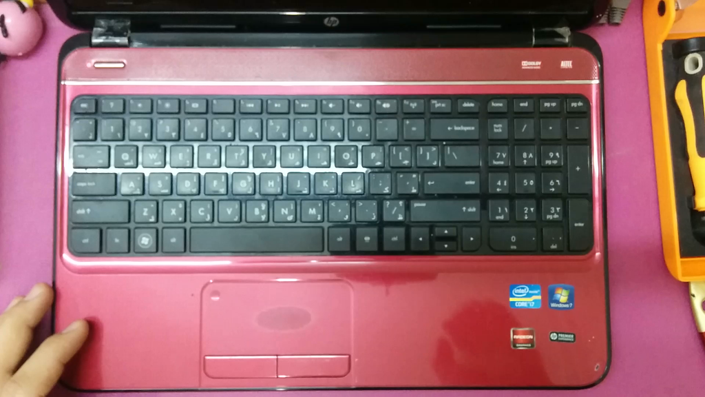 شرح فك وتركيب لاب توب Hp Pavilion G6 Core I7