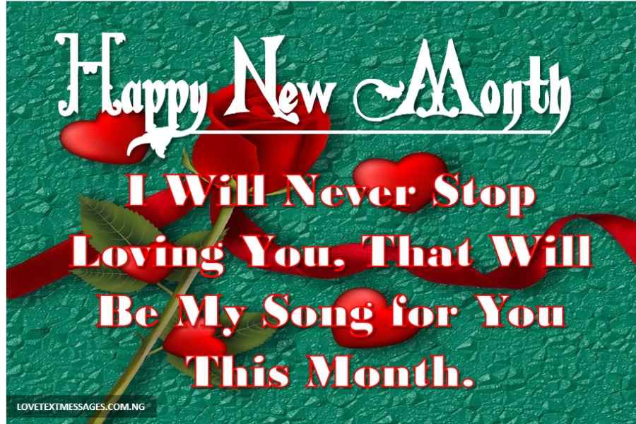 new month sms