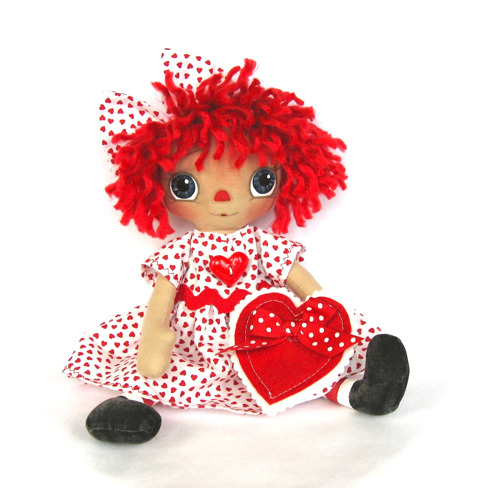 Cotton Candy Dolls: Valentine Hearts Rag Dolls 2013 And a Giveaway