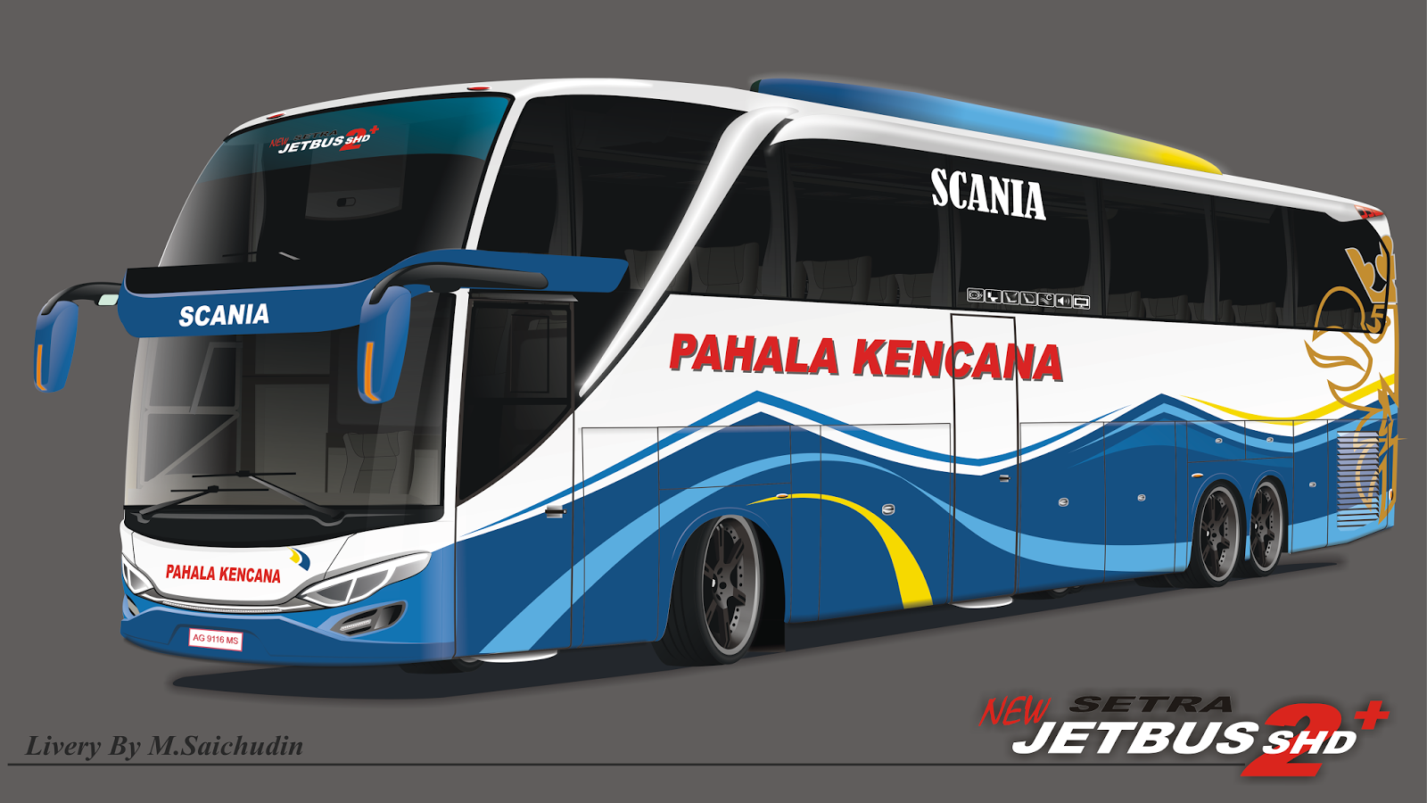 Jetliner &amp; Jetbus 2 SHD PO.PAHALA KENCANA Rumahbis