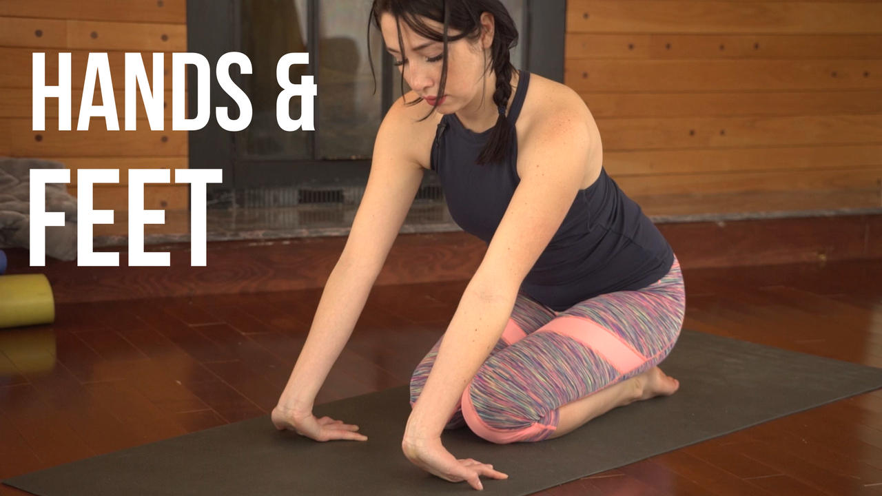 Yin Yoga for Extremities - Feet, Hands & Neck 15 min - Yoga with