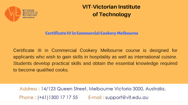 Certificate III in Commercial Cookery Melbourne