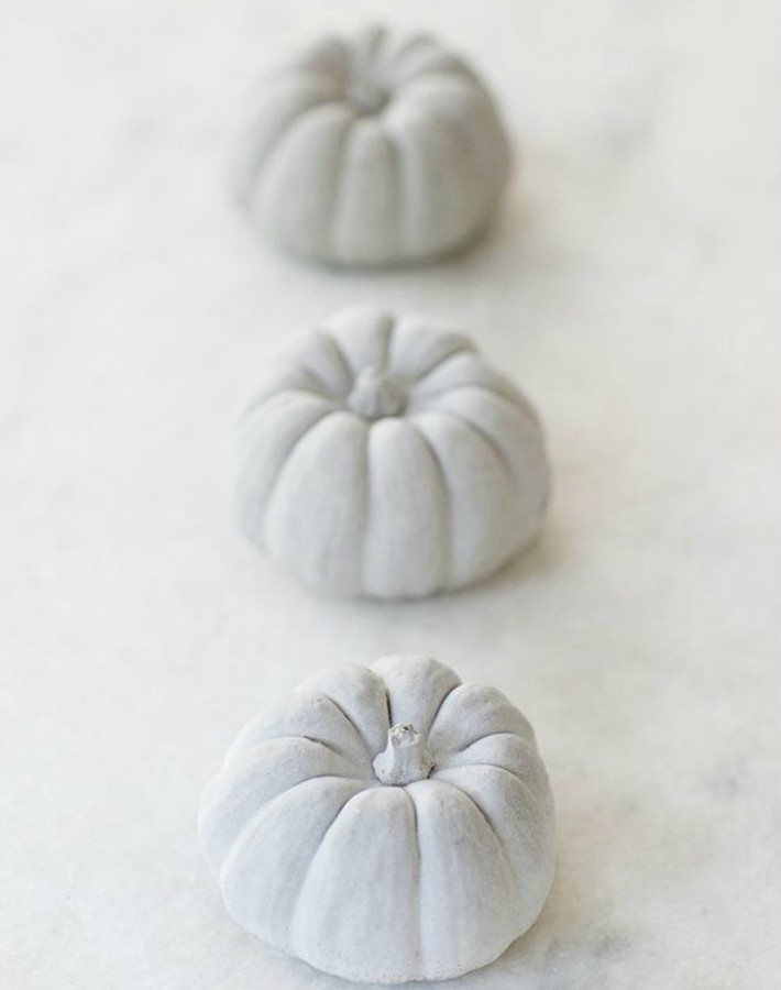 DIY Calabazas de cemento