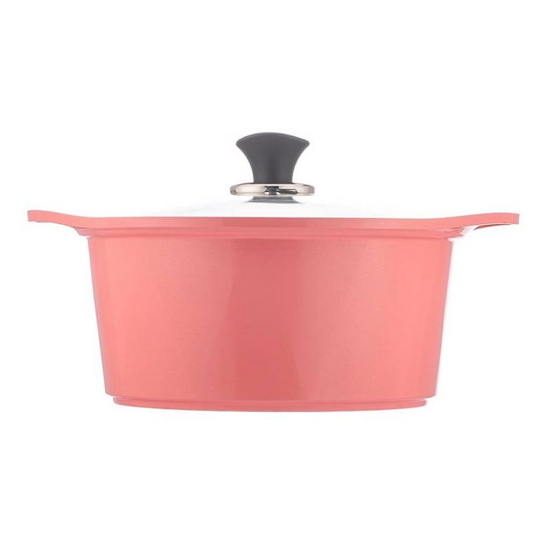 Nồi đúc ceramic vân đá đáy từ 24cm Green Cook GCS02-24IH