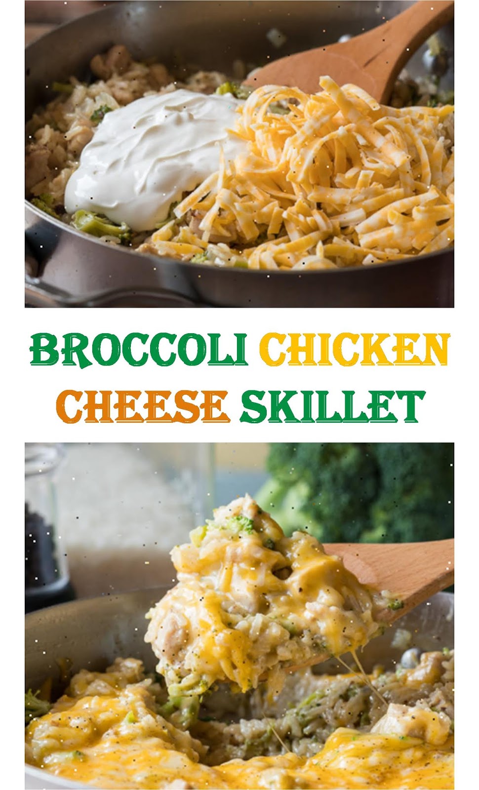 1302 Reviews: My BEST #Recipes >> Broccoli Chicken Cheese #Skillets - .....