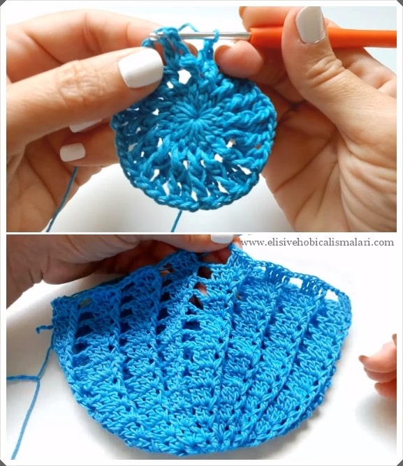 Yazlık Tığ işi Bebek Şapka Yapımı Elişi ve Hobi Çalışmaları