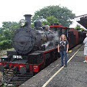 Me with the Red Rattler at Gympie station