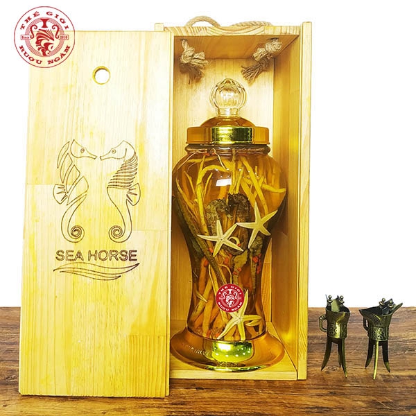 Bình Cá Ngựa 3 Lít (Có Hộp Gỗ)