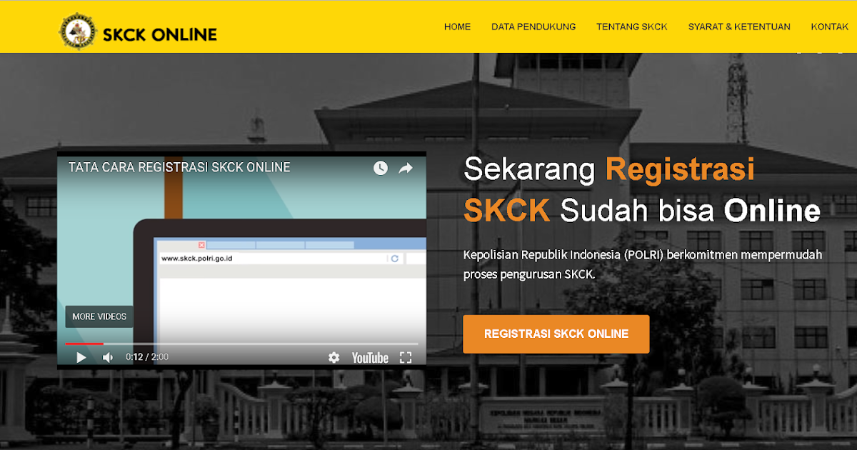 Cara Mengecek Status Skck