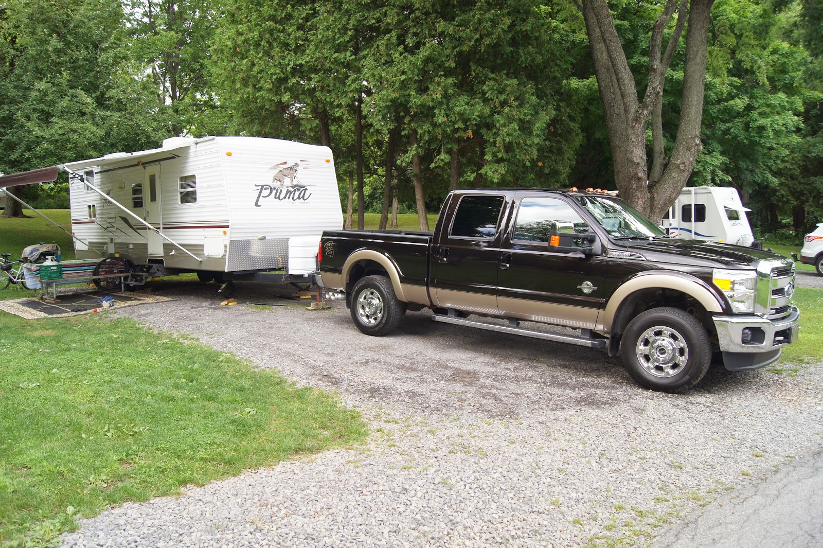 The RV Kids! Green Lakes State Park, near Syracuse, New York