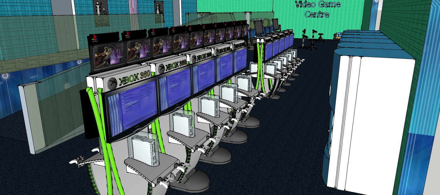 Jas On Vu Video Game center Habour Front Center design