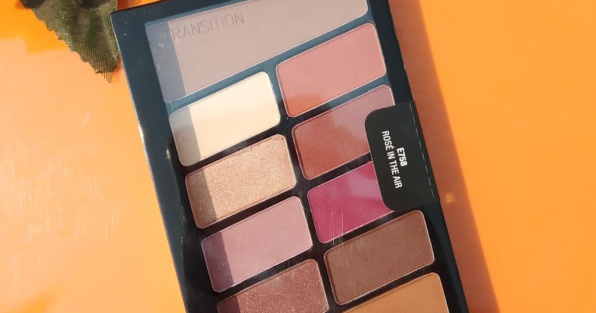 Wet N Wild Eye Shadow Palette In The Shade "Rose In The Air" Review And Swatches.