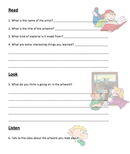 Art Bait: Read, Look, & Listen