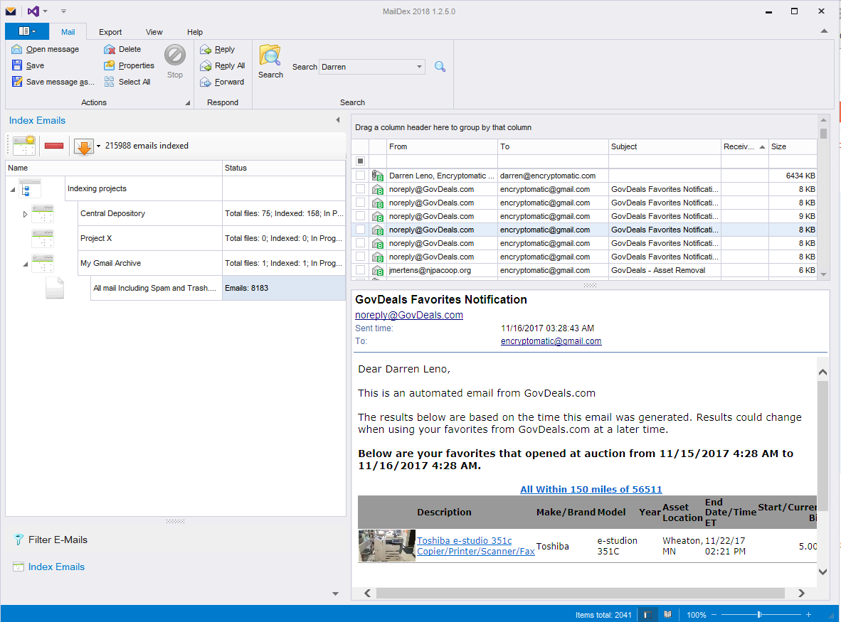 Encryptomatic® News: Saving Private Gmail pt. 2: Viewing your Gmail