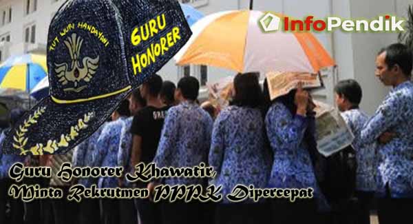 Guru Honorer Khawatir, Minta Rekrutmen PPPK Dipercepat Maret-April 2021