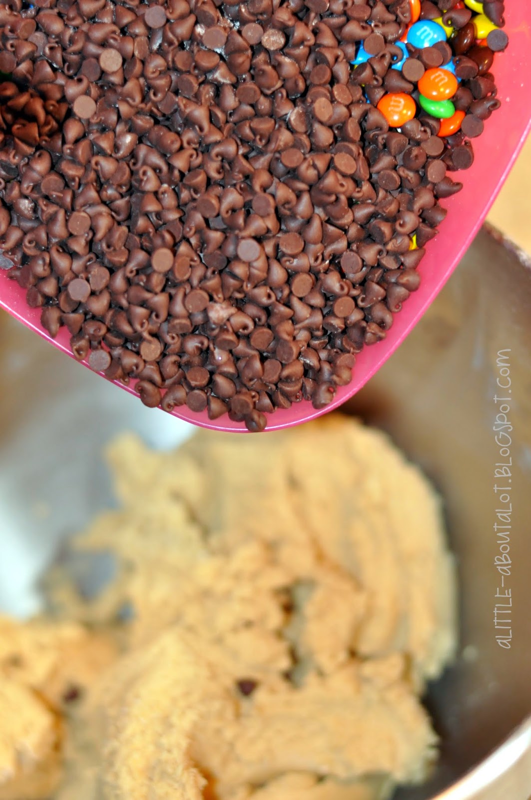 a little about A LOT: Perfect Mini M&amp;M Cookies