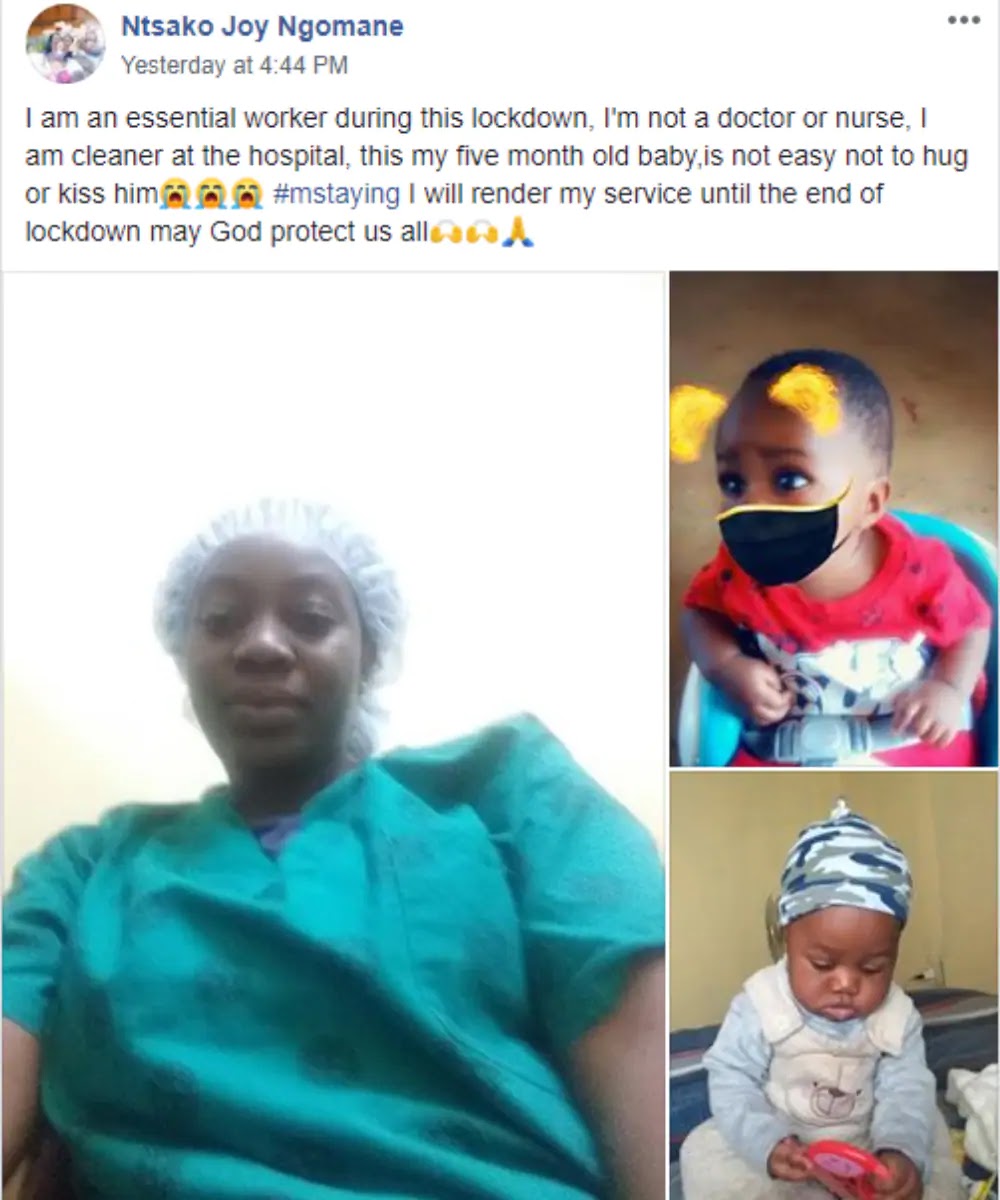 We salute cleaners working during lockdown, they are not a doctor or nurse