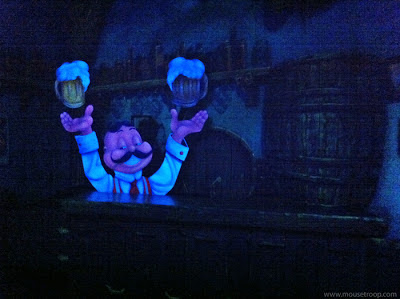 Mr. Toad's Wild Ride Disneyland interior Winky's Pub