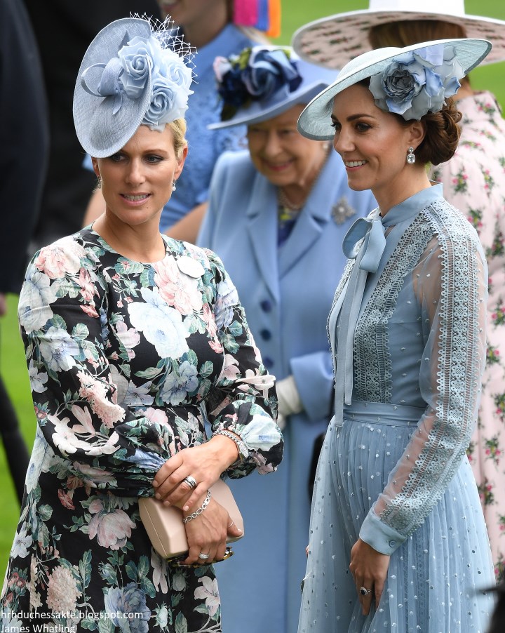 Duchess Kate: The Duchess of Cambridge in Blue Elie Saab For Royal Ascot