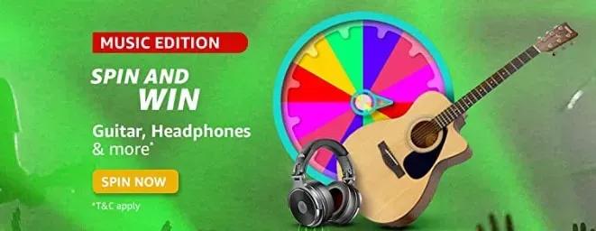 Music Edition Spin and Win